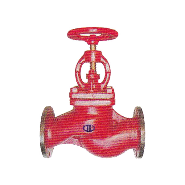 Cast iron globe valve flanged